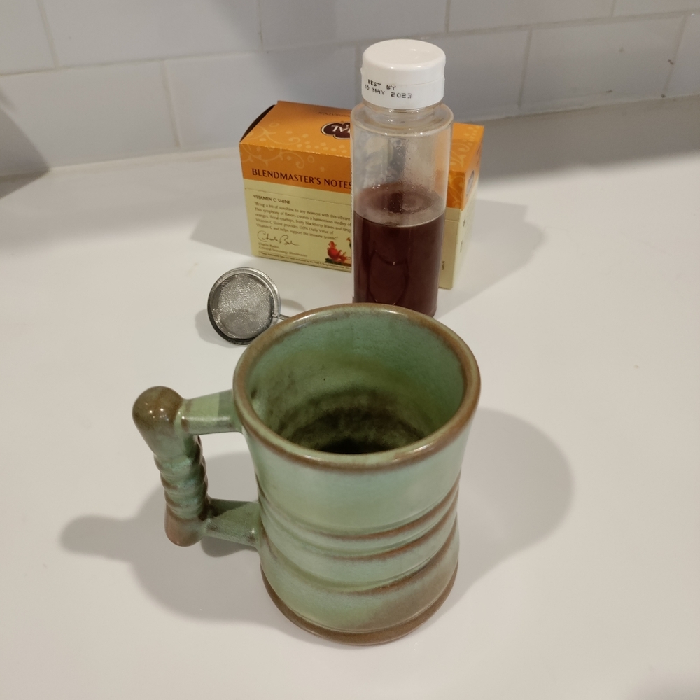 Frankoma vintage ceramic coffee mug - Picture 2 of 4